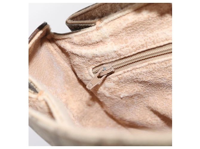 GUCCI GG Supreme Web Sherry Line Bag PVC Beige Gold 164 02 084 - vista 19