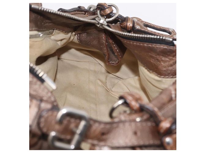 Chloé Chloe Paddington Hand Bag Leather Brown Silver - vista 23