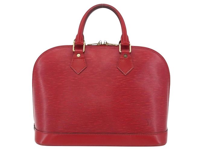 LOUIS VUITTON Epi Alma Hand Bag Castilian Red M52147 LV - vista 2