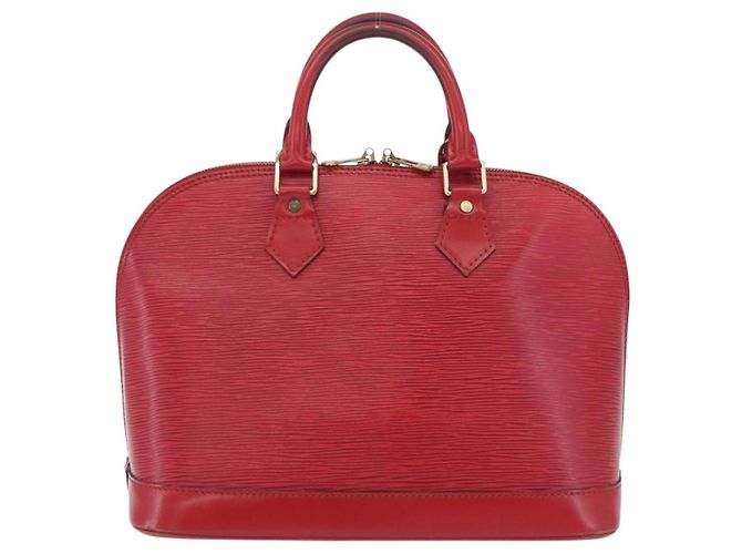 LOUIS VUITTON Epi Alma Hand Bag Castilian Red M52147 LV - vista 3