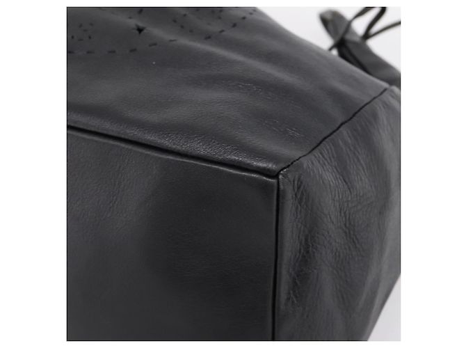 FENDI Bolsa de mão em couro preto e dourado - vista 11