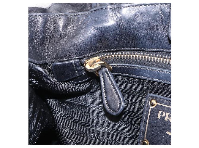 PRADA Tote Bag Nylon Black Gold - vista 22