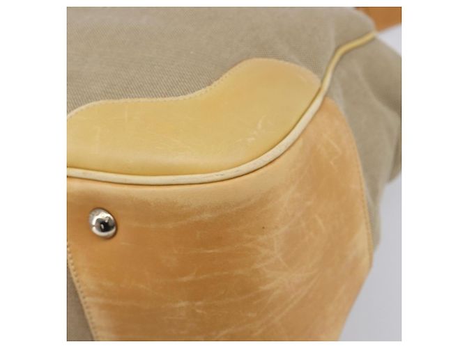 PRADA Sac à main Canvas Beige Silver - vue 10