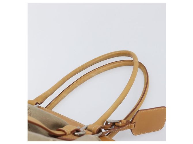PRADA Sac à main Canvas Beige Silver - vue 8
