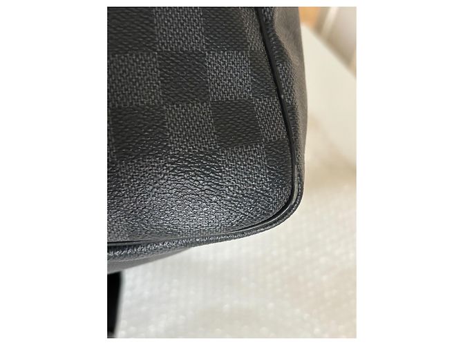 Louis Vuitton Keepall Damier Graphite travel bag - vista 12