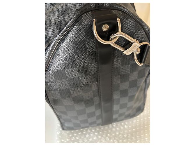 Louis Vuitton Keepall Damier Graphite travel bag - vista 16