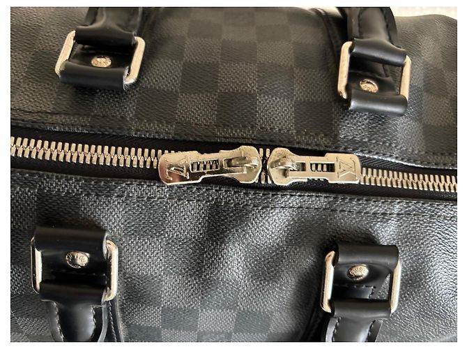 Louis Vuitton Keepall Damier Graphite travel bag - vista 18