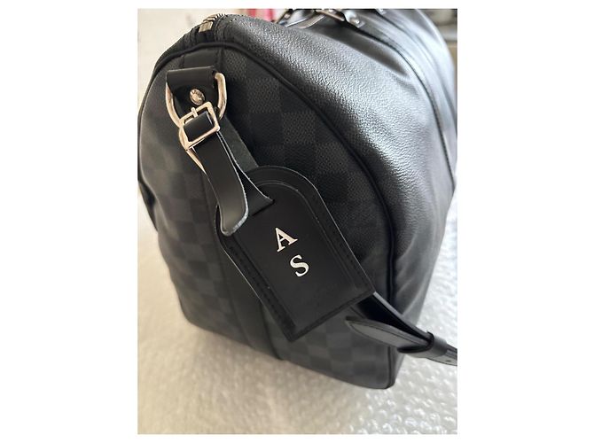 Louis Vuitton Keepall Damier Graphite travel bag - vista 2