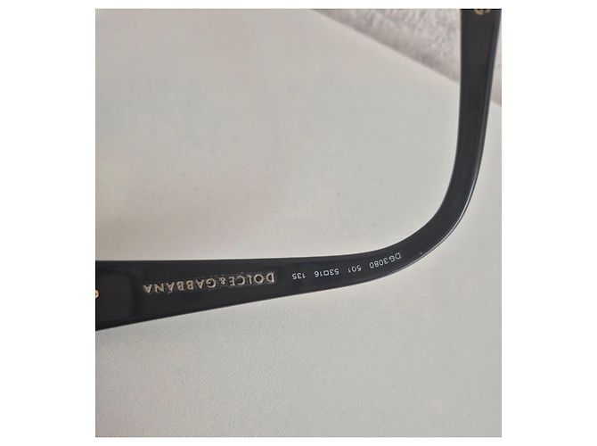 Gafas graduadas Dolce & Gabbana DG3080 negras - vista 4