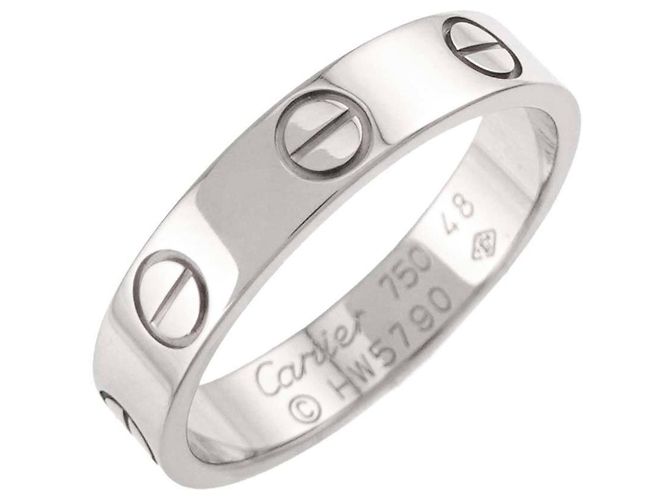 Cartier Mini Love Ring in 18K Weißgold - Ansicht 4