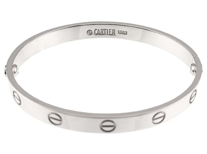 Bracciale Cartier Love in oro bianco 18K - vista 5