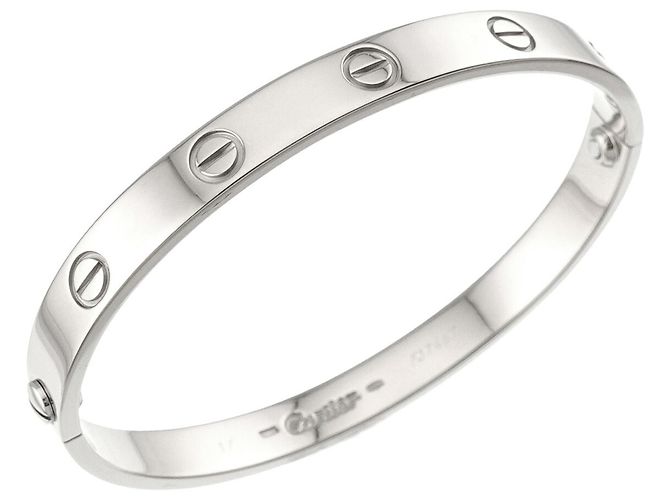 Bracciale Cartier Love in oro bianco 18K - vista 6