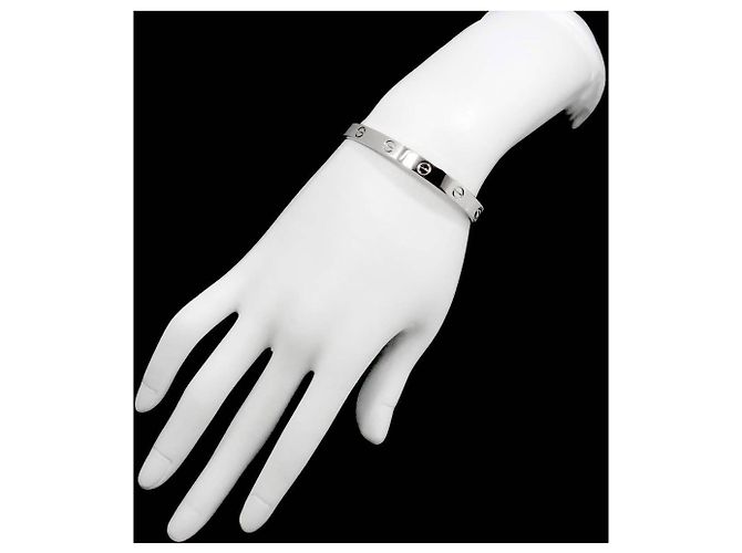 Bracciale Cartier Love in oro bianco 18K - vista 7