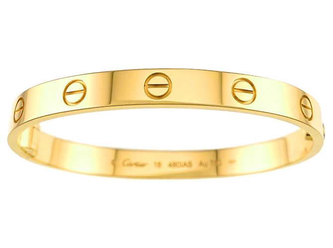 Bracciale Cartier Love in oro giallo 18K - vista 2