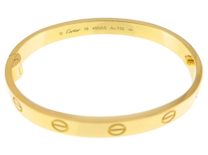 Bracciale Cartier Love in oro giallo 18K - vista 4