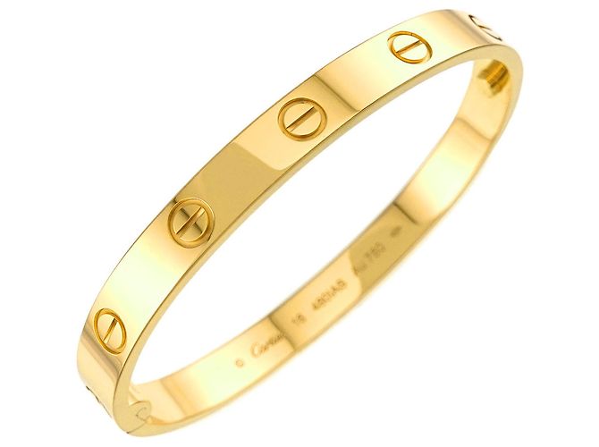 Bracciale Cartier Love in oro giallo 18K - vista 5