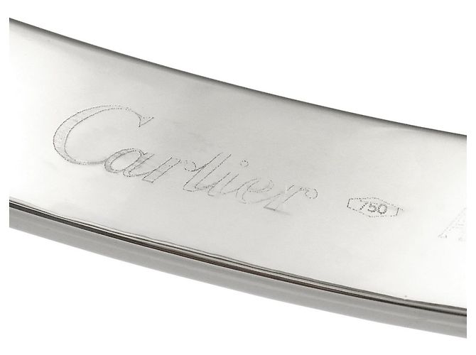 Bracciale Cartier Love Bangle in oro bianco 18K - vista 5