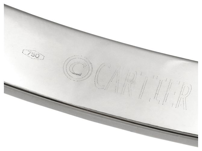 Bracciale Cartier Love Bangle in oro bianco 18K - vista 7