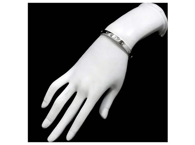 Bracciale Cartier Love in oro bianco - vista 7