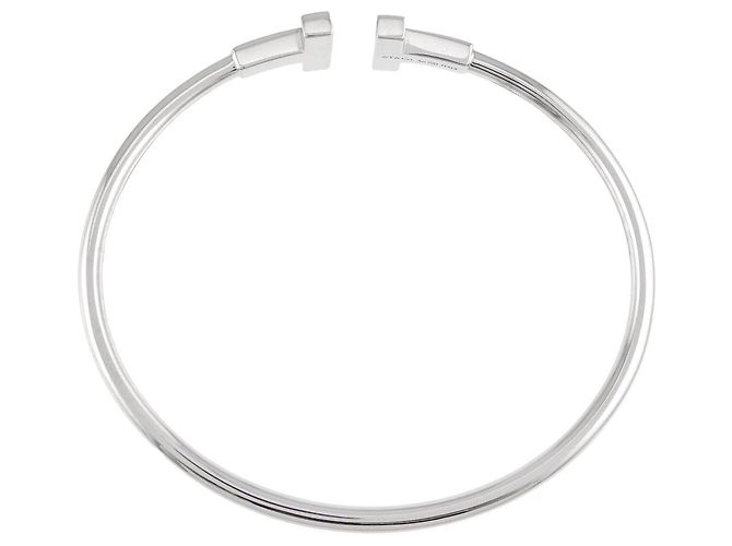 Autre Marque Bracelete Tiffany & Co. T Wire Diamantes - vue 5