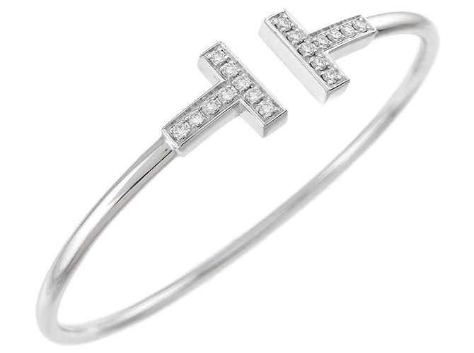 Autre Marque Bracelete Tiffany & Co. T Wire Diamantes - vue 6