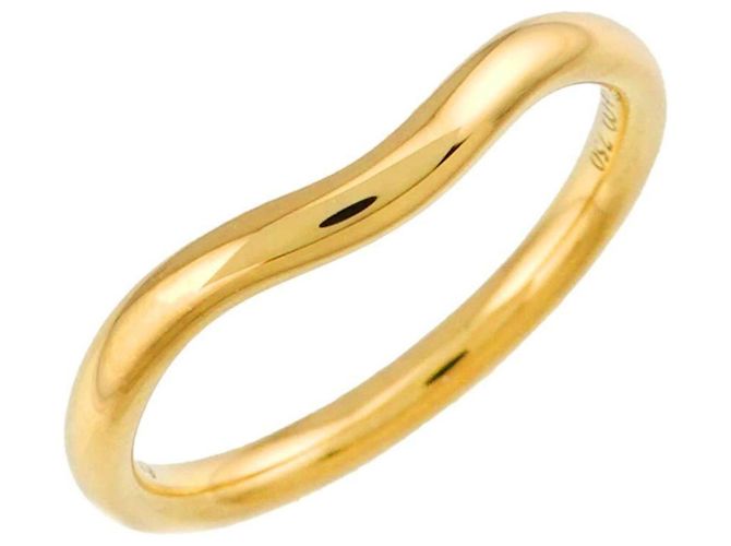 Autre Marque Anello Curved Band di Tiffany & Co. in Oro Giallo 18K - vista 5