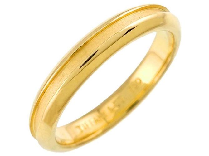 Autre Marque Anello Tiffany & Co. Grooved 1 in oro giallo 18K - vista 4