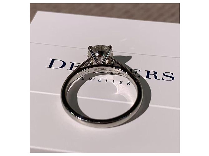 De Beers Solitär Diamantring 1 Karat - Ansicht 6