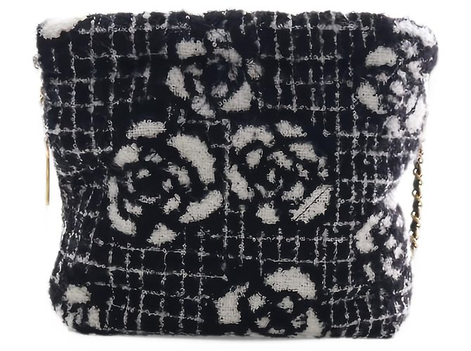 Borsa Chanel Black Mini Cashmere Camellia 22 - vista 2