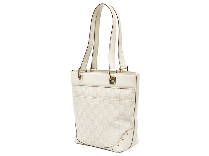 Gucci White Mini Guccissima Punch Tote Mini-Tasche - Ansicht 2