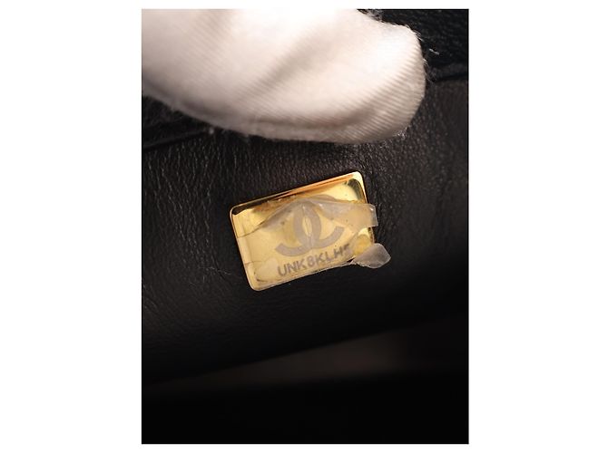 Chanel Black Quilted Lambskin Logo Letters Chanel Touch Chain Flap - view 7