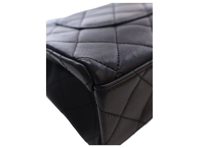 Chanel Black Quilted Lambskin Logo Letters Chanel Touch Chain Flap - view 8