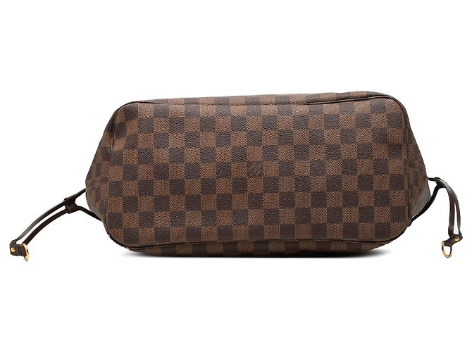 Louis Vuitton Brown Damier Ebene Neverfull MM - vista 3