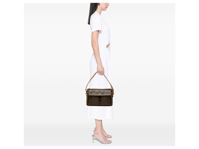 Cité Louis Vuitton Brown Monogram Viva Cite GM - vista 6