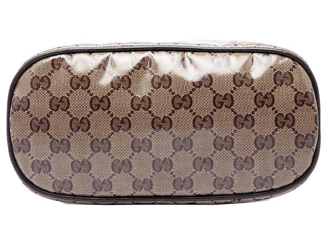 Borsa Satchel Mini GG Crystal Dome Gucci Beige - vista 3