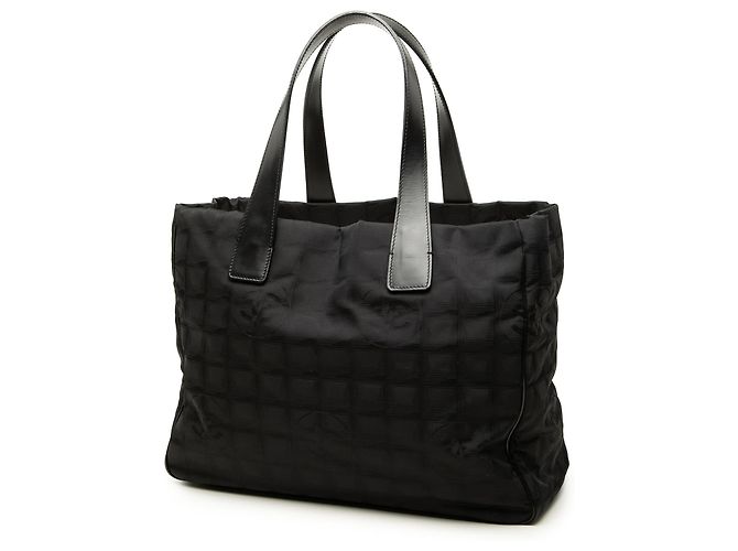 Bolso Tote Chanel Black New Travel Line Nylon - vista 2