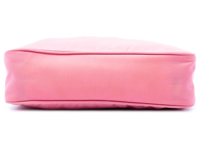 Re-Edition Prada Borsa a tracolla Mini Tessuto Re Edition 2000 Rosa - vista 3