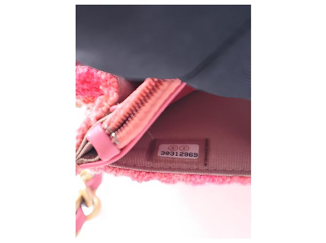 Chanel Pink Tweed Ombre 19 Wallet On Chain - vista 8
