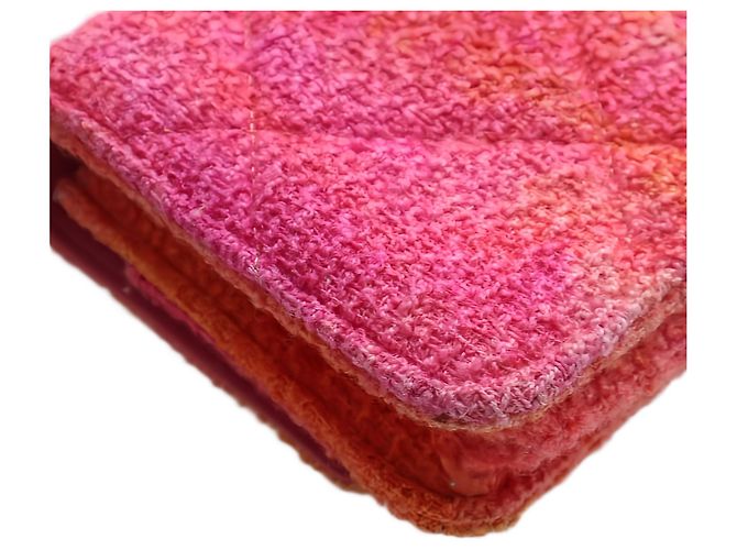 Chanel Pink Tweed Ombre 19 Wallet On Chain - vista 9