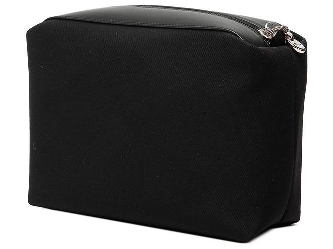 Salvatore Ferragamo Pouch da viaggio Ferragamo in tela nera - vista 2