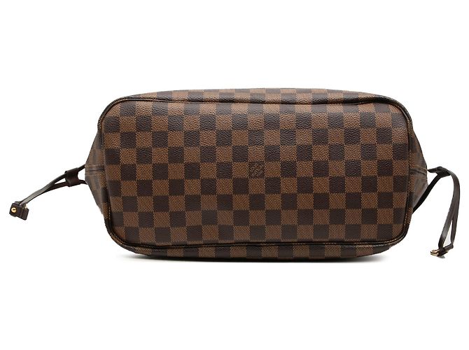 Louis Vuitton Brown Damier Ebene Neverfull MM - vista 3