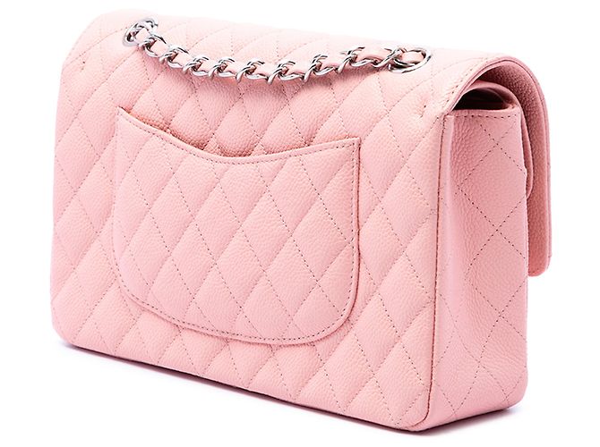 Chanel Pink Medium Classic Caviar Double Flap - vista 2