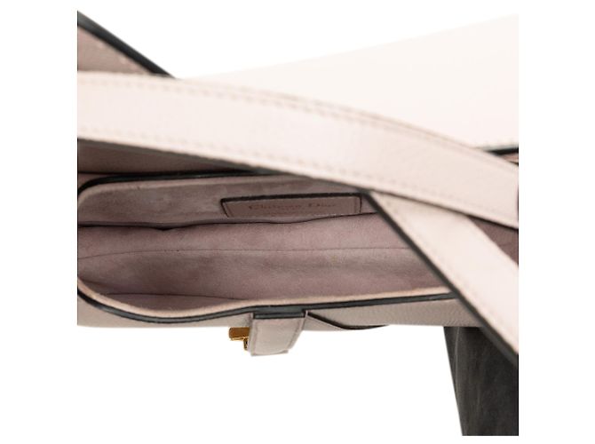 Bolsa Saddle Dior Mini em pele de vitelo granulada roxa - vista 4