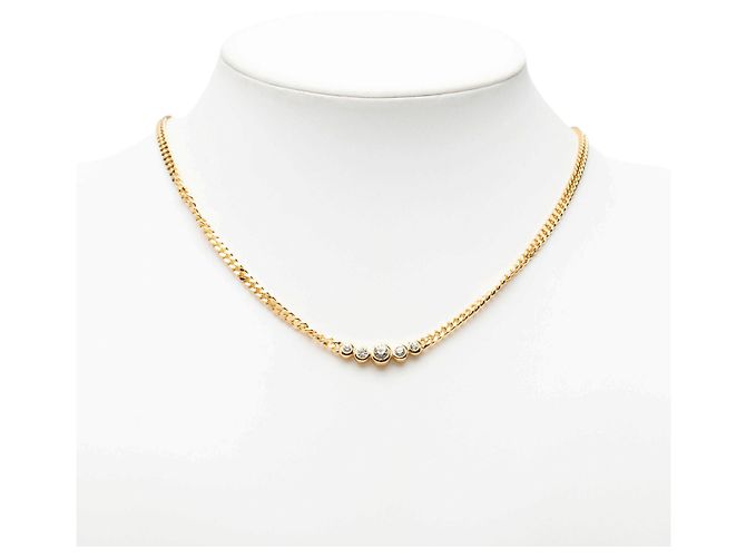Dior Gold Plated Halskette mit Strass-Anhänger - Ansicht 6