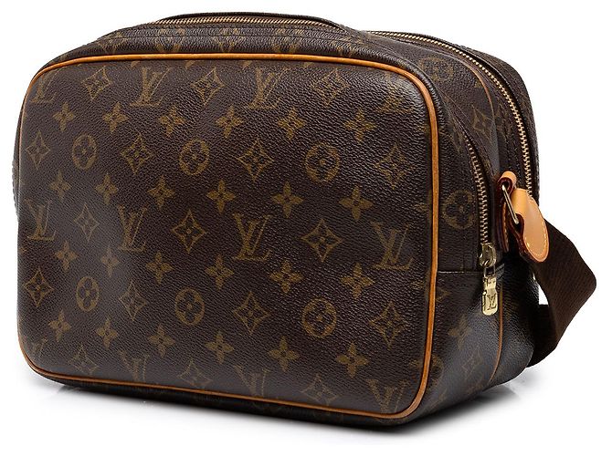 Louis Vuitton Brown Monogram Reporter PM - vue 2