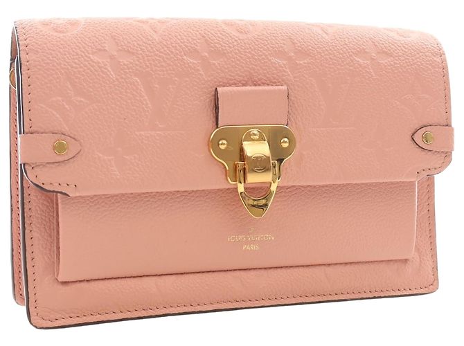 Louis Vuitton Pink Monogram Empreinte Vavin Wallet on Chain - vista 12