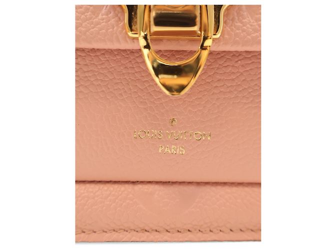 Louis Vuitton Pink Monogram Empreinte Vavin Wallet on Chain - vista 5