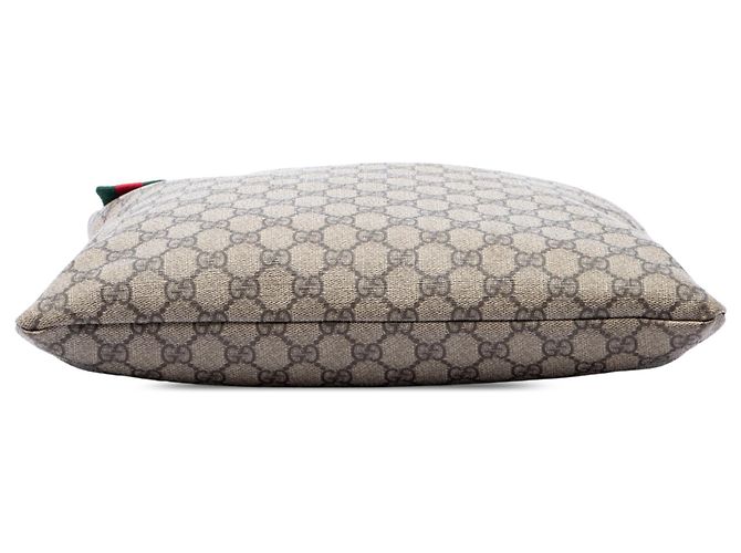 Gucci Beige GG Supreme Web Crossbody - vista 3