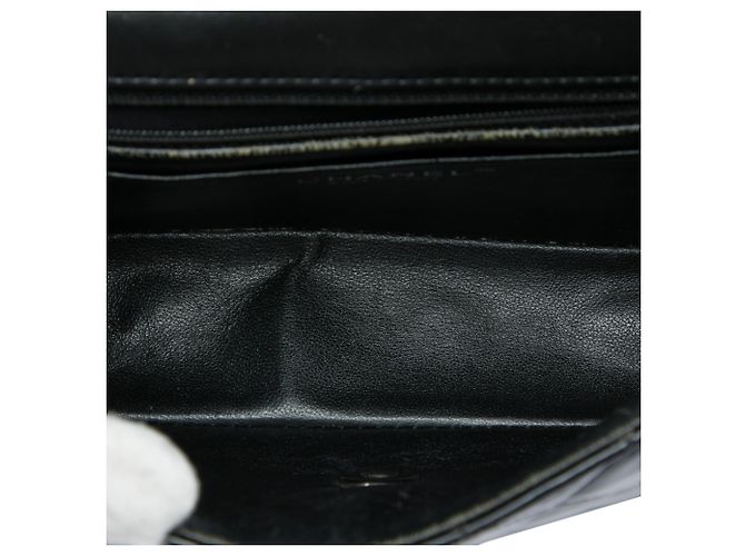 Chanel Black Mini Rectangular Classic Patent Single Flap - vista 4