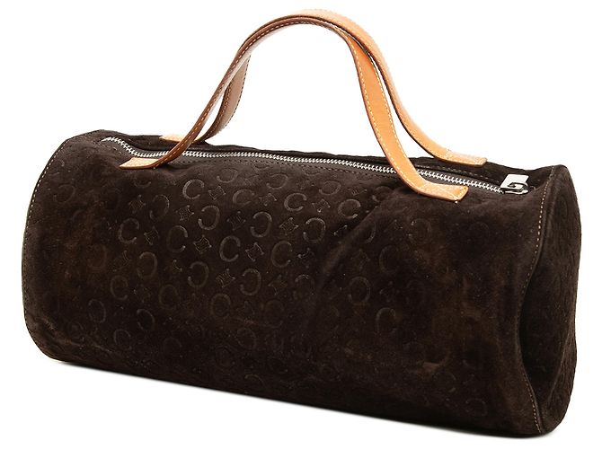 Céline Sac à main Celine Brown C Macadam en daim - vue 2